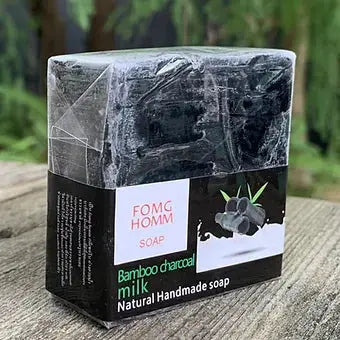 Handmade Bamboo Charcoal Milk Glycerin Soap - My Store