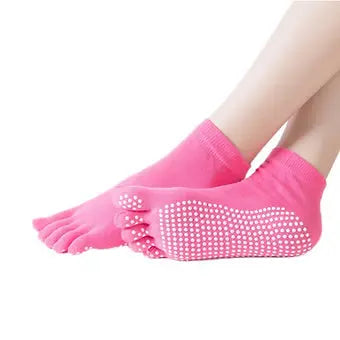 Yoga Pilates Grip Socks Small/Medium Hot Pink - My Store