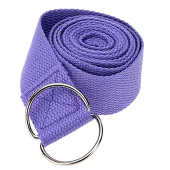 Yoga Stretching Belt Resistance Strap Lavender - My Store