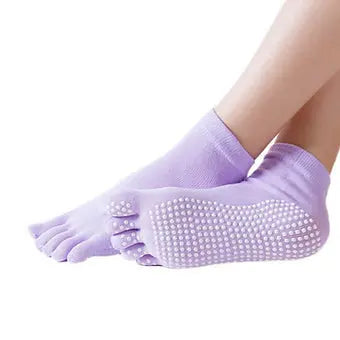 Yoga Pilates Grip Socks Small/Medium Lavender - My Store